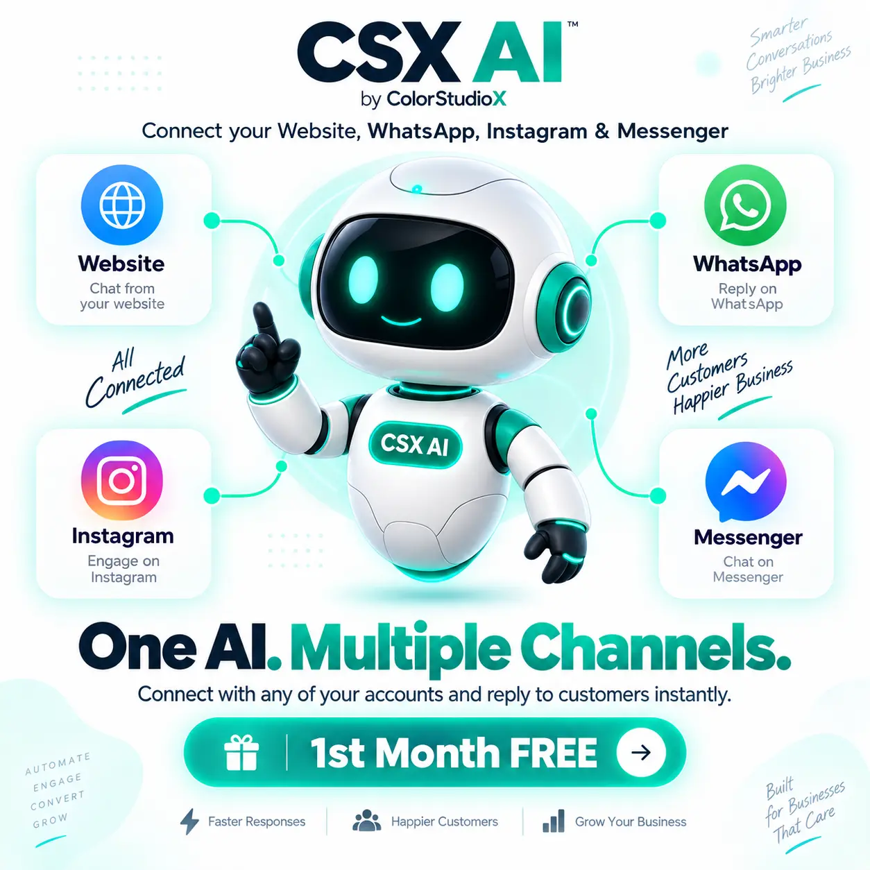ChatMe.lk Multi-Channel Customer Support Chatbot for Website, WhatsApp, Instagram & Messenger in Sri Lanka